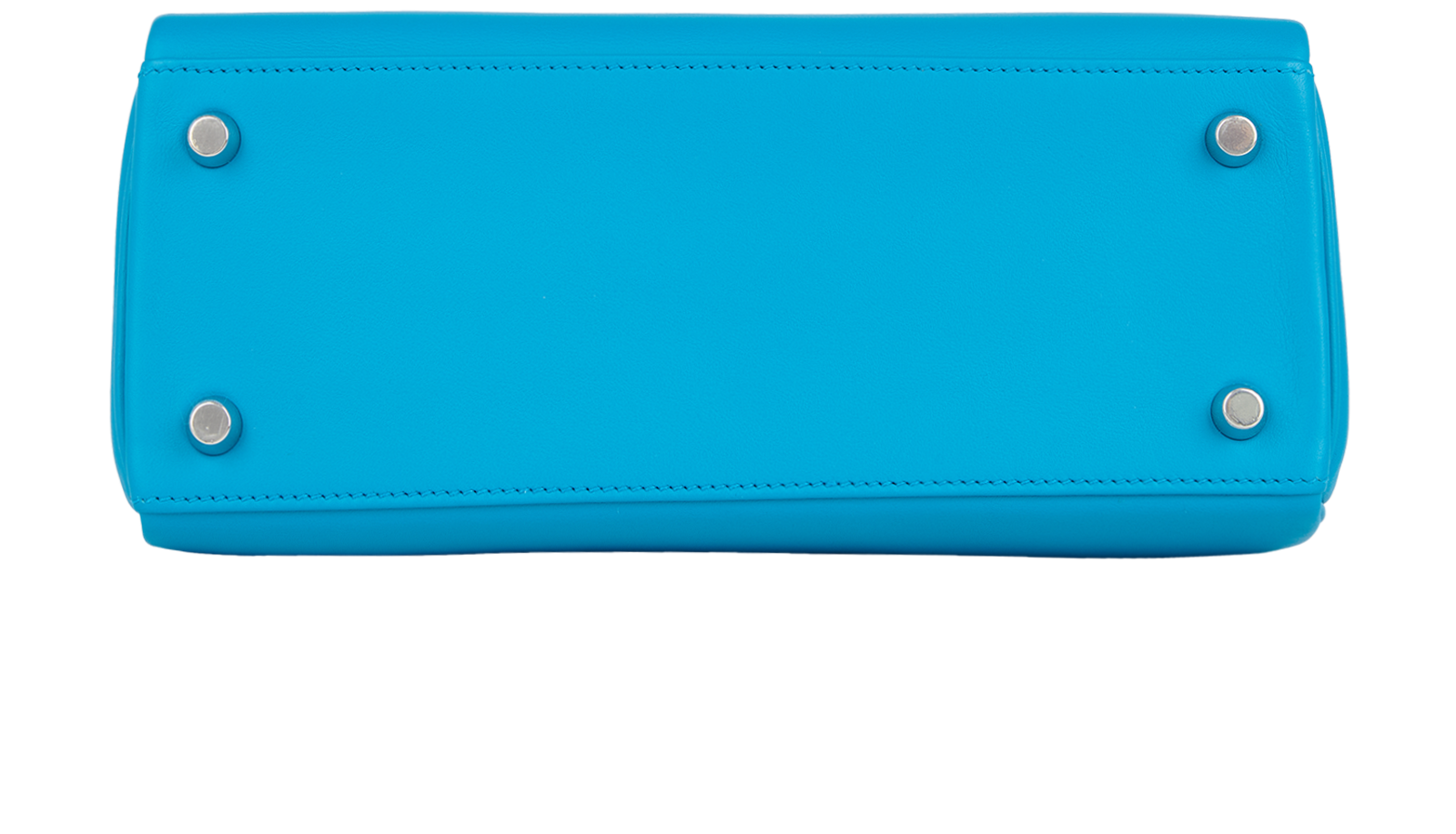 Kelly 25 Retourne In Swift Blue Frida, &pound;16,500, Handbags, Blue, Leather, Top view